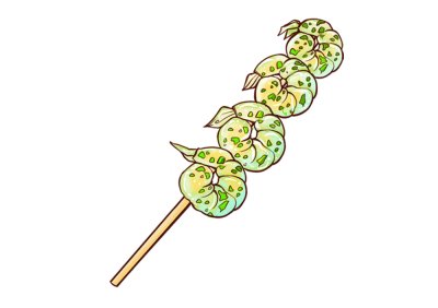 FROZEN RAW HERB & GARLIC SHRIMP SKEWER